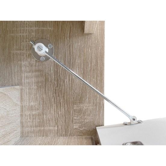 Bathroom Sink Cabinet with Drawer Modern Natural White Wood Grain Heavy Duty Lavatory Wall Mount Wash Basin Vanity Cabinet