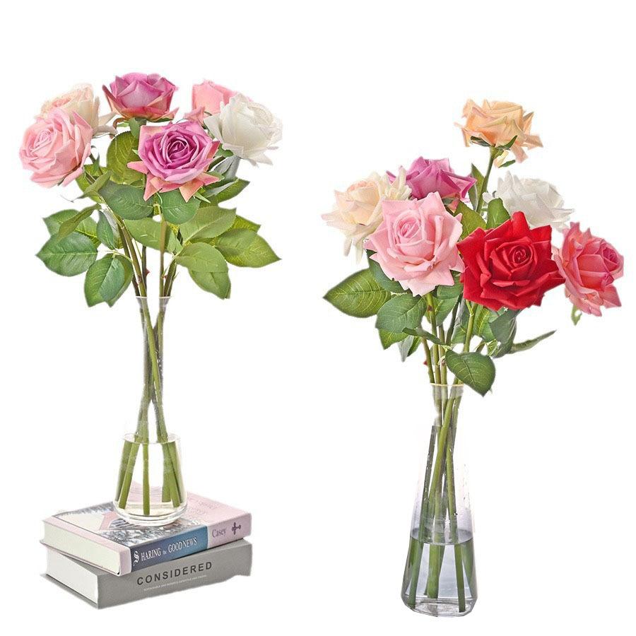 Simulation Feel Moisturizing Aromatic Roses Home Living Room Decoration Wedding Festival Event Props High-End Austin