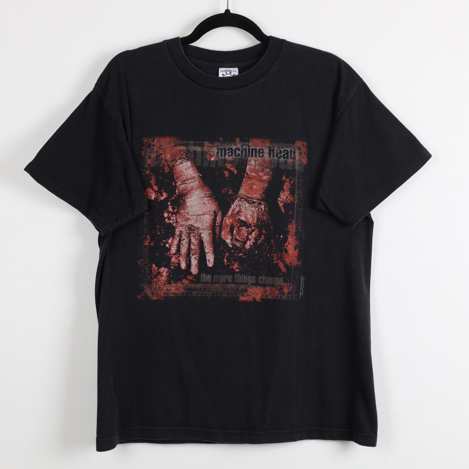 Vintage 90s The Machine Head More Things Change 1997 Heavy Metal T- Large Unisex T-Shirt XXL