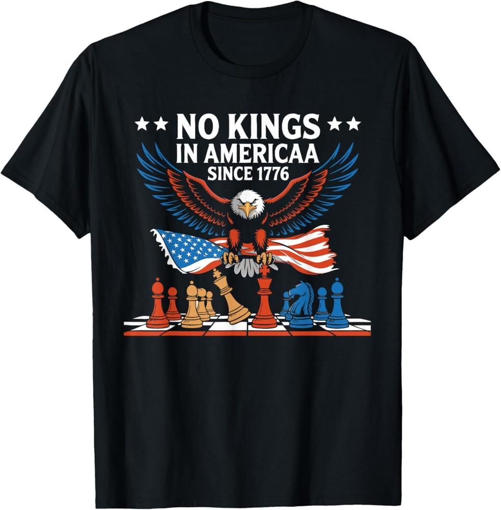 Since 1776 Patriotic Eagle Chess T-Shirt Unisex T-Shirt L