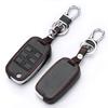 Genuine Genuine Leather Smart Flip Key Fob Cover Remote Case Fit For Kia Rio Sportage Soul Ceed Fit For Hyundai I30 Verna Veloster I35 Winter