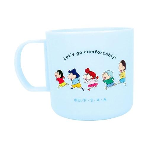 Tees Factory Crayon Shin-chan Plastic Cup & Drawstring Bag Set, Colorful Comic, KS-5526532KC
