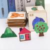 10-20pcs Wooden DIY  Kids Drawing Toys Painting Stencils Template Craft Toys Puzzle Educational Toys For Children Gifts