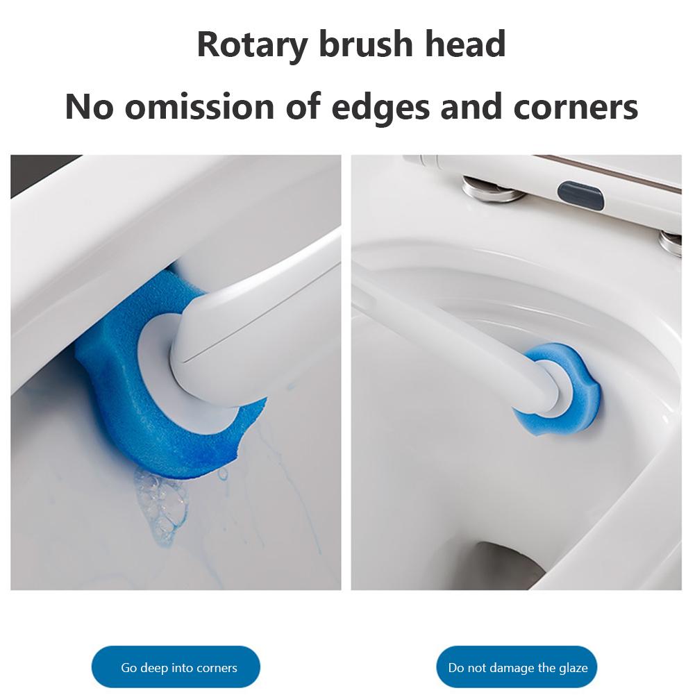 8-32PCS Disposable Toilet Bowl Brush Long Handle Cleaner Brush & Replacement Cleaning Heads Toilet Brush WC Toilet Accessories