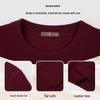 Men's Pure Merino Wool Crew Neck Pullover Sweater