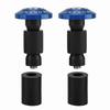 22mm 7/8inch Motorcycle Handlebar End Slider Plug   for Racing ATV Offroad Black