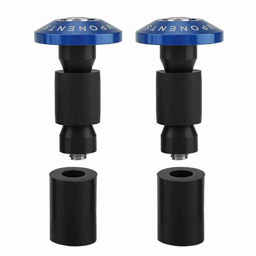 22mm 7/8inch Motorcycle Handlebar End Slider Plug for Racing ATV Offroad Black
