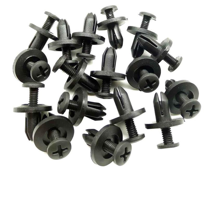 

50 шт./комплект 8 мм фіксатор заклепок, пластиковий автомобільний кріпильний затиск, затискач для кріплення автобампера, крила, кріплення типу Push для Nissan Livina TIIDA Sylphy