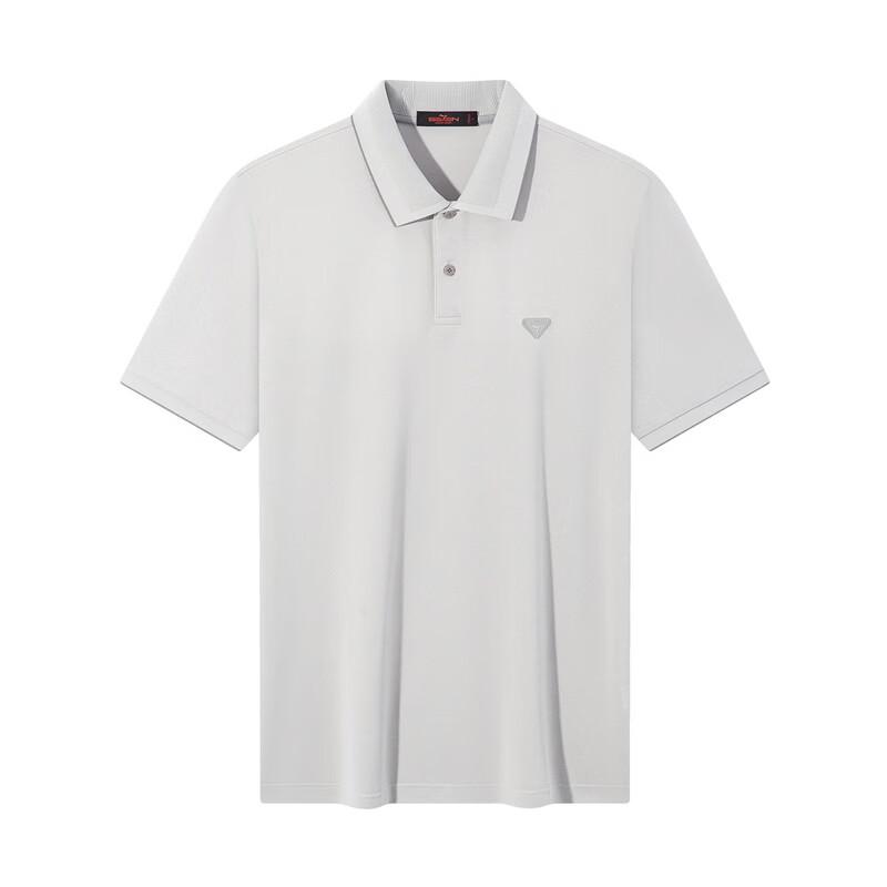SEVEN Men's Silk Blend Jacquard Polo Shirt