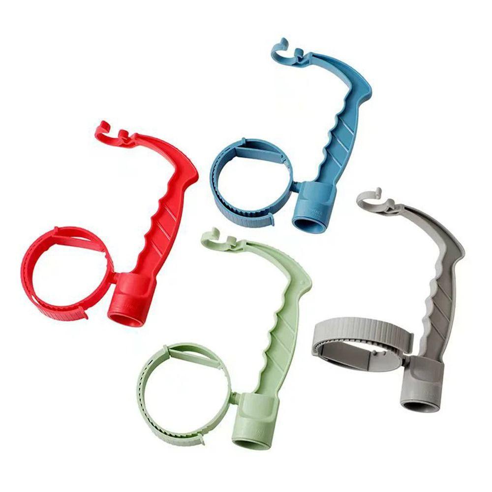 New Adjustable Beverage Handle Multi-purpose Drink Bottle Grip Bar Storage Rack Pour Beverage Handles Oil Pot with Lemon Cover