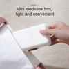 Pill Storage Box Food Grade Compact Size Multi-compartments Good Seal Effect Large Capacity Item Storage Reusable 7 Grids Tablet