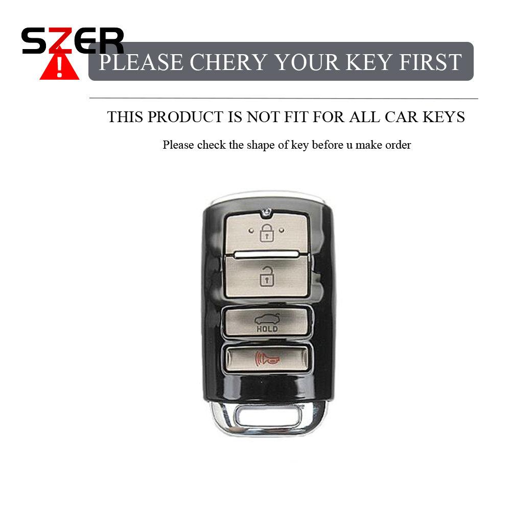 Tpu Car Remote Key Case Cover Shell Fob For Kia Cadenza K7 K-04 Series K9 Sorento K900 Protector Keychain Bag Auto Accessories