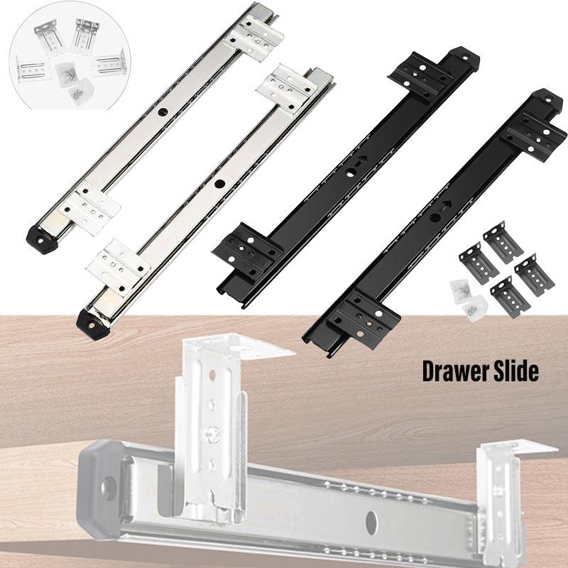 Keyboard Computer Sliding Tray Under Desk Drawer Stand Extender Sturdy Steel