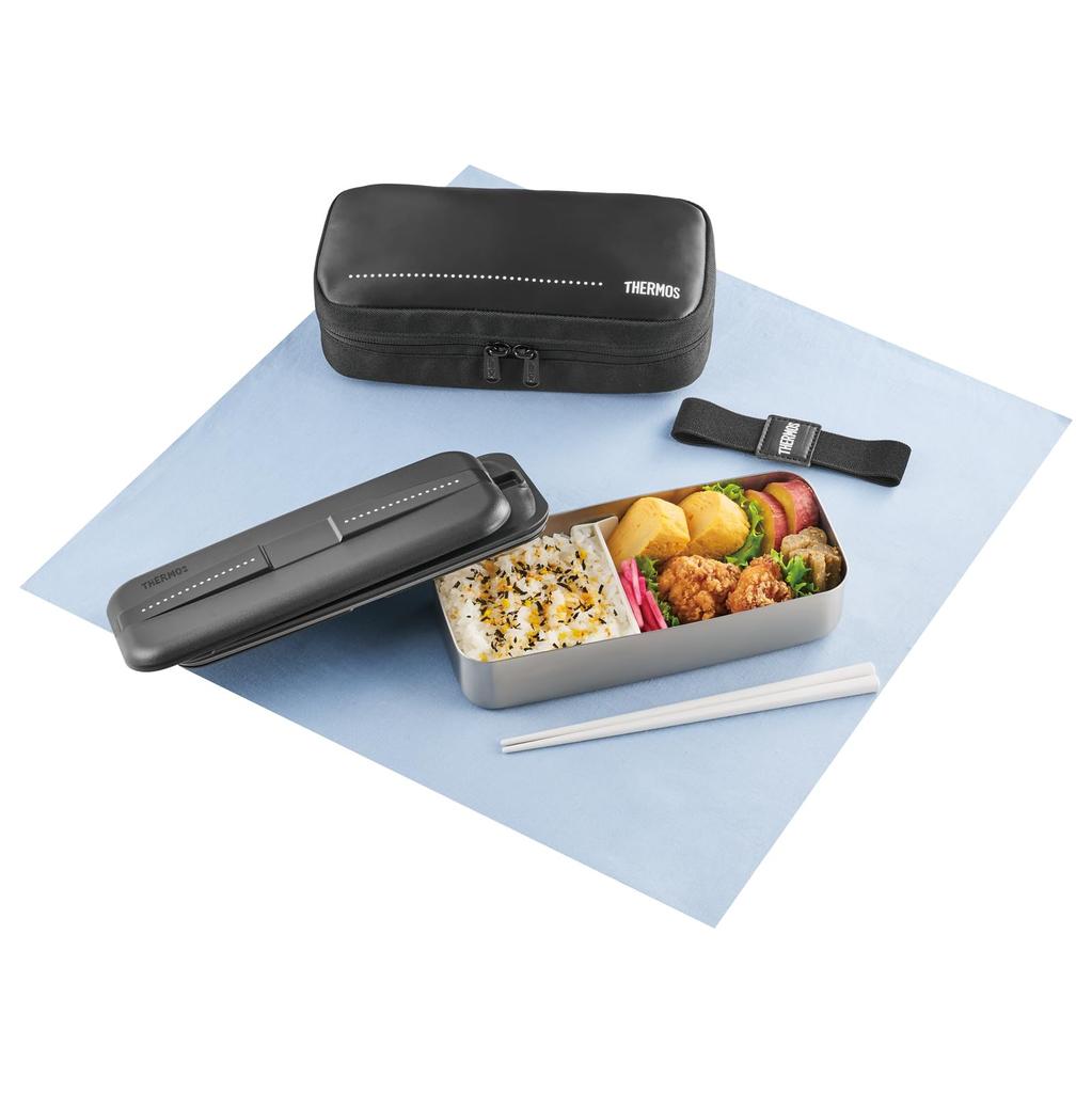 Thermos Stainless Steel Fresh Lunch Dot Box, 700ml, Black, DSD-705W D-BK