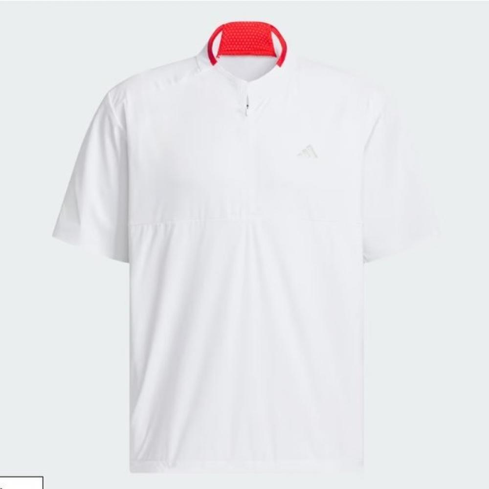 Adidas Golf 25SS Men S Adizero 1 4 Windbreaker Zip Up White Je8290