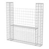VidaXL Panier de Gabion Forme d'U Acier 160x20x150cm Clôture Bordure de Jardin 142545