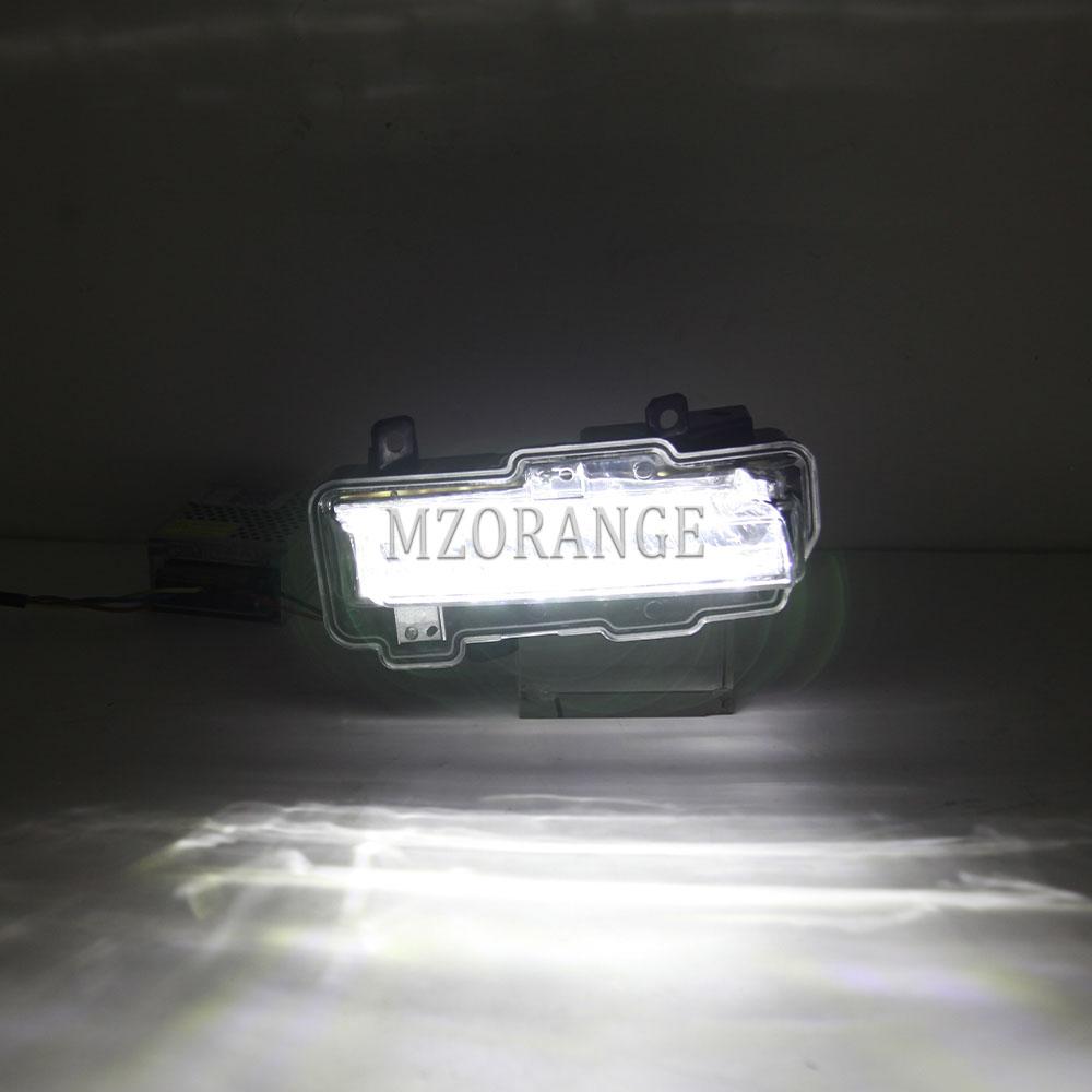 LED DRL for Mitsubishi Pajero 2015 2016 2017 2018 2019 2020 For Montero V98 Daytime Running Light Headlight White Led Fog Light