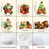 Christmas Decoration Lights, LED Christmas Window Lamp with Suction Cup, Battery Operated Hanging Window Light with Suction Cup