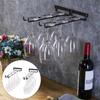 Útil 30 cm de ferro copos de vinho rack suporte de vidro pendurado barra cabide prateleira para cozinhas bares