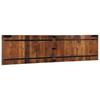 Headboard Multicolor 200 cm Solid Wood Reclaimed Wood