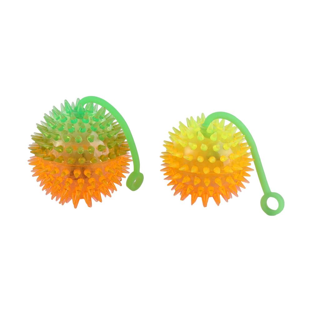Toy Led Light Up Toy Glowing Elastic Ball Toy Glowing Hair Flash Ball Elastic Glow Hair Ball