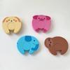 Door Pinch Guard Cute Animal Designs Door Slam Stopper with Adhesive Shock Absorption Wall Protector Door Stopper for Baby Safety