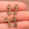 Zinc Alloy Alphabet Charms: 2 Colors, 26 Letter Pendants for Jewelry, Handbag, and Mobile Phone Accessories
