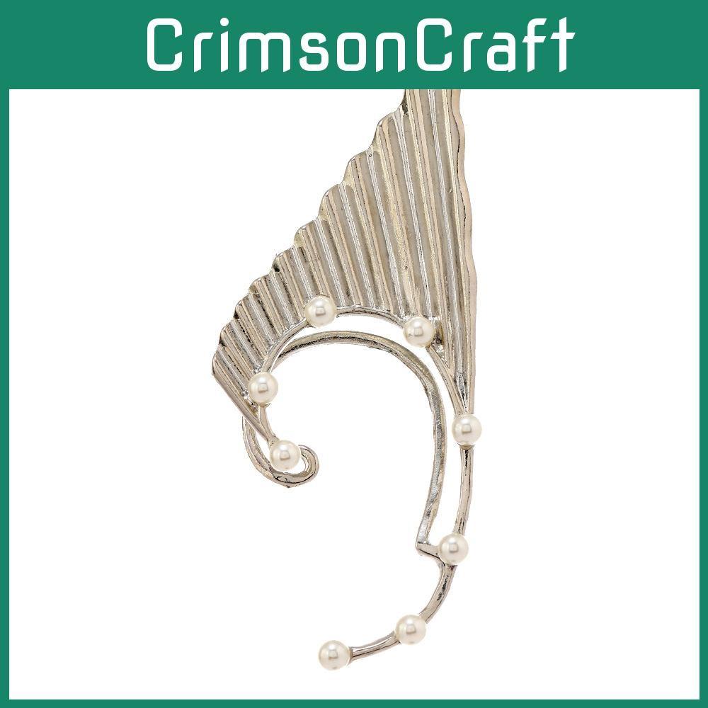 European Creative Fashion Pearl Elf Earrings With Alloy Material Women For