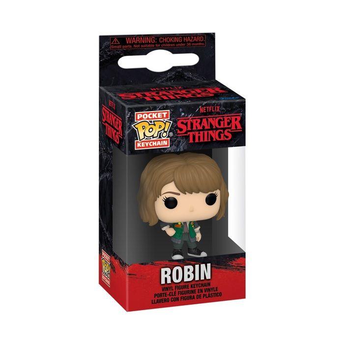 Funko Pop! Keychain - Stranger Things - S4 Robin - Multicolour - Black - Official