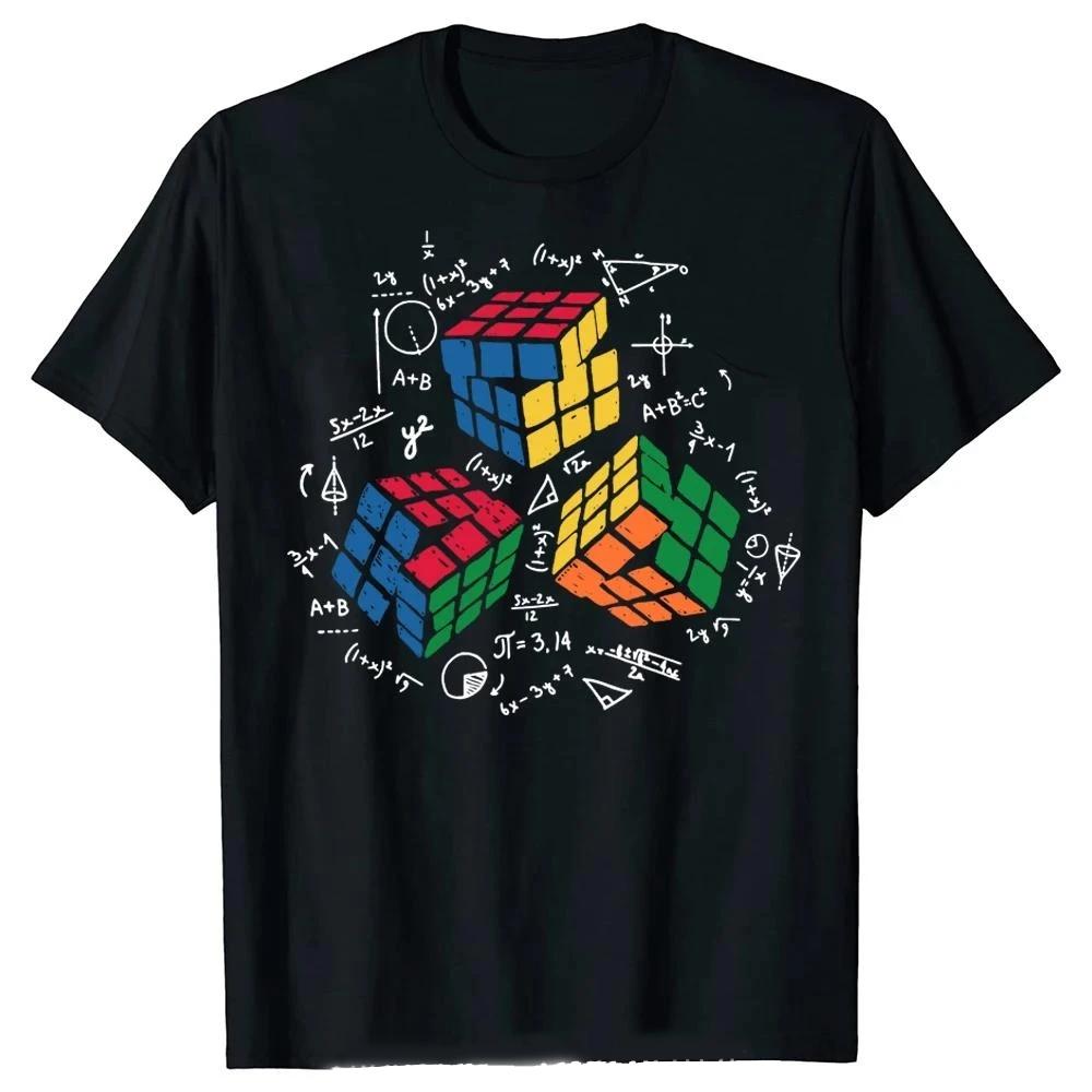 

Clothing Math Player Cube Tshirt Summer Fashion Womens T Shirt Tops T-shirt - Men s Summer Cotton Graphic Tee S разноцветный