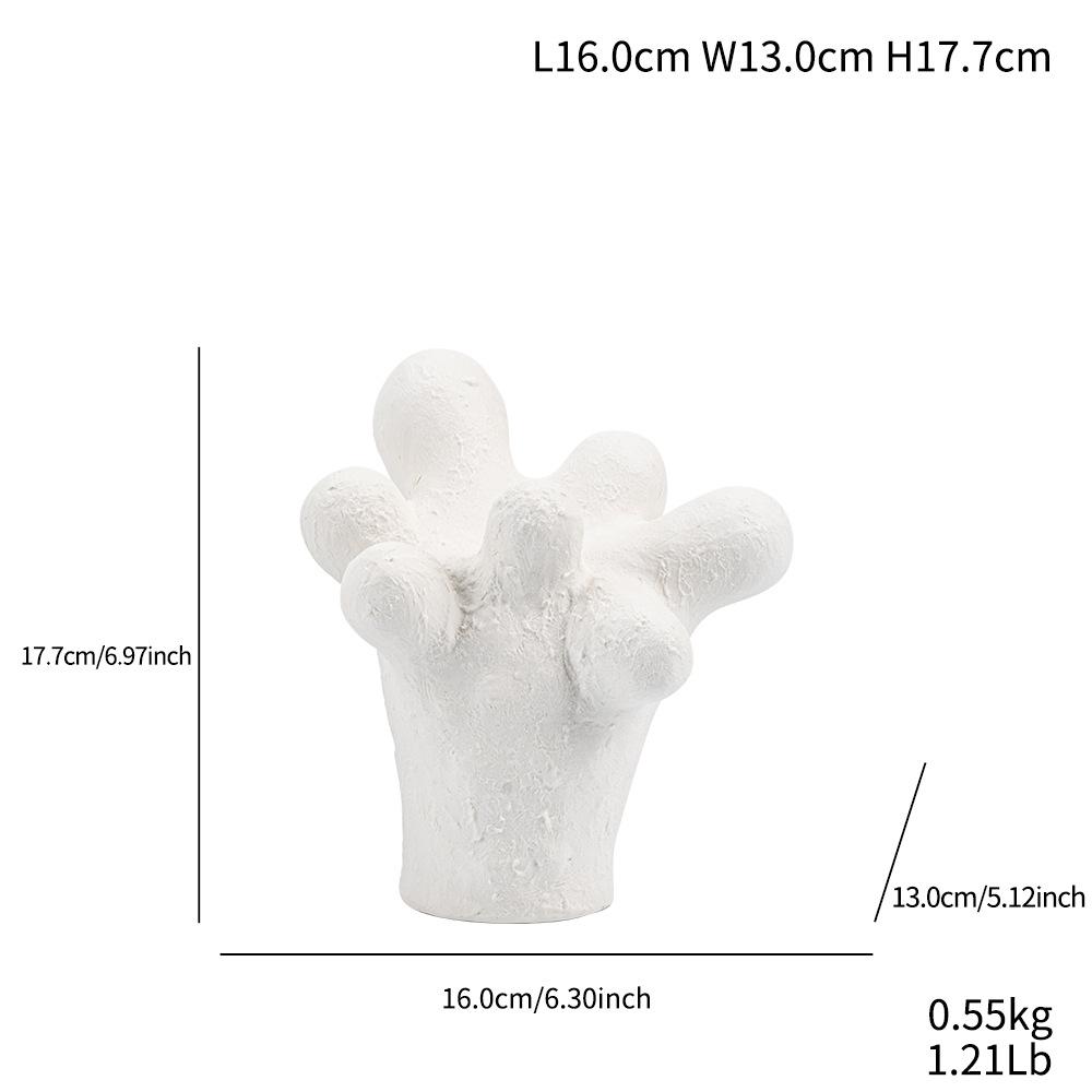 

Абстрактная керамическая ваза неправильной формы Горшки для растений Настольное украшение Цветочная композиция Цветочные вазы Эстетичный декор для комнаты