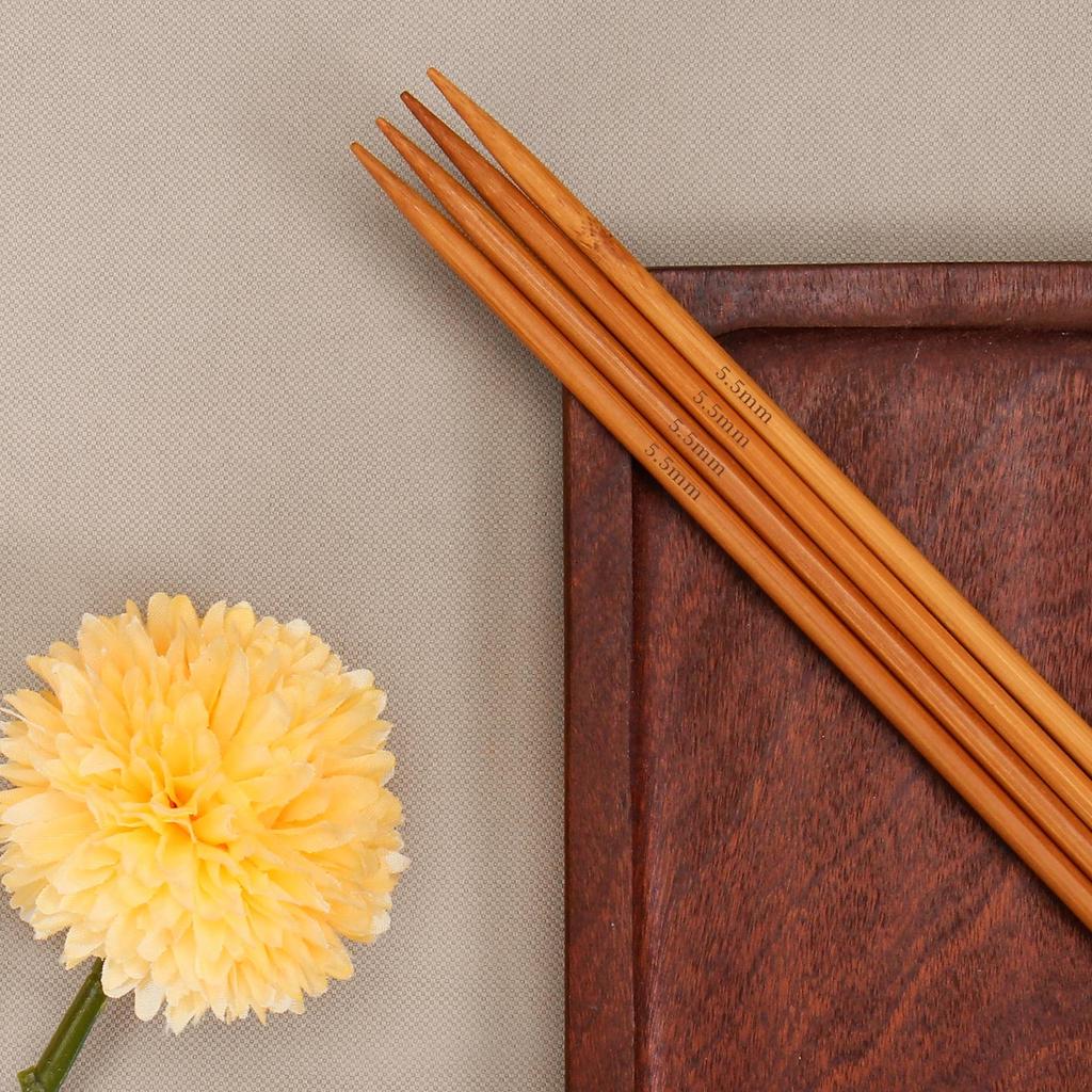 Zestaw bambusowych drutów do robienia na drutach: Pełny zestaw do szalików, swetrów i nie tylko