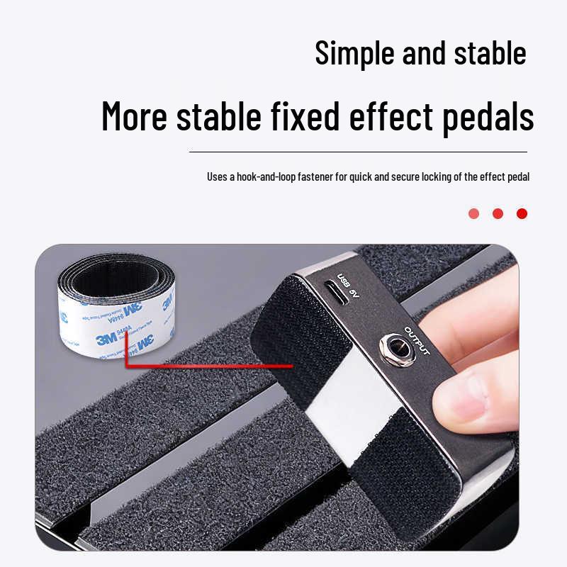 Ulepszony Pedał Pętli z Wielofunkcyjnym Stroikiem do Gitary