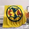 1PC Club America Patterned Flannel Blanket Suitable For All Seasons for Home Decor Warmth and Comfort Gifts Holiday Present