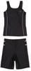 Ocean Pacific School Swimsuit Tankini Swimsuit Top and Bottom Set 112990 Girls Black X Purple 160