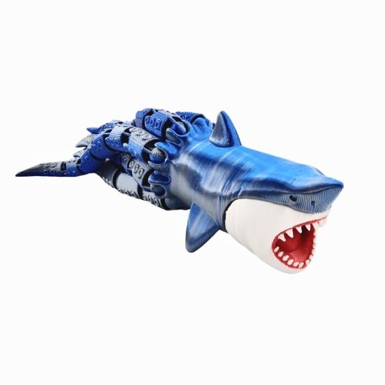 3D Printed Sea Monsters, Articulated Fidget Toy, Sea Eater Deep Sea Creature Collectible, Stress Relief Desk Toy & Unique Gift for Ocean Lovers