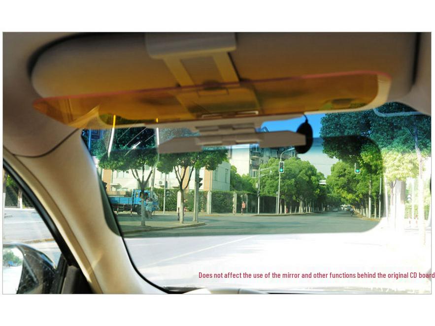 Dual-Use Car Anti-Glare Sun Visor Glasses for Day and Night Driving
