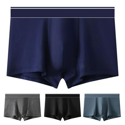 Lenjerie de corp boxer pentru bărbați cu design de geantă convexă în formă de U, chiloți din țesătură din plasă respirabilă, cu bandă elastică, pantaloni scurți