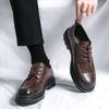 Oxfords Scarpe da Uomo Eleganti da Lavoro Pelle Stringate Uomo Scarpe Casual Nere Marca di Lusso Ufficio Lavoro Formale Lusso Scarpe da Uomo