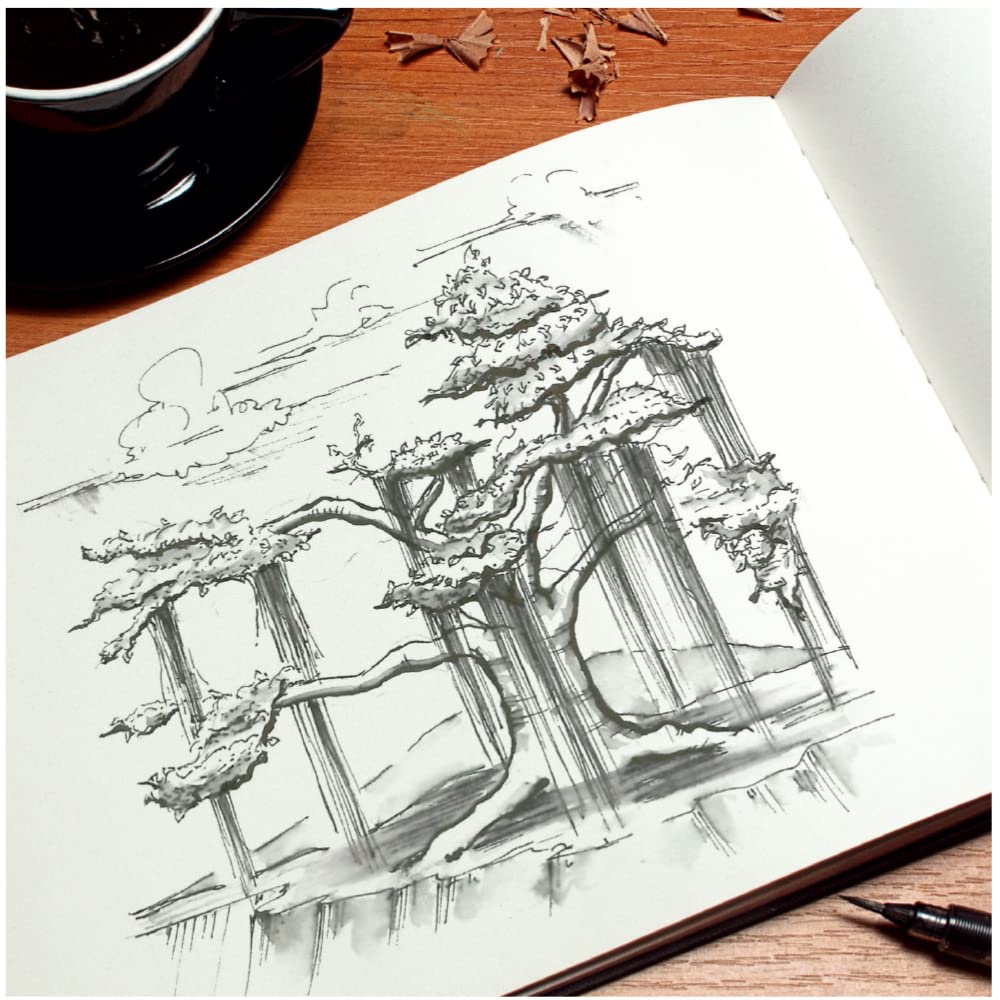 RHODIA Touch Drawing Pen A4 200g Paper 64 RHODIA Touch Cf116128 Sketchbook, Paper, & Ink, Washbook, (White Paper, Plain, Weight, Pages)