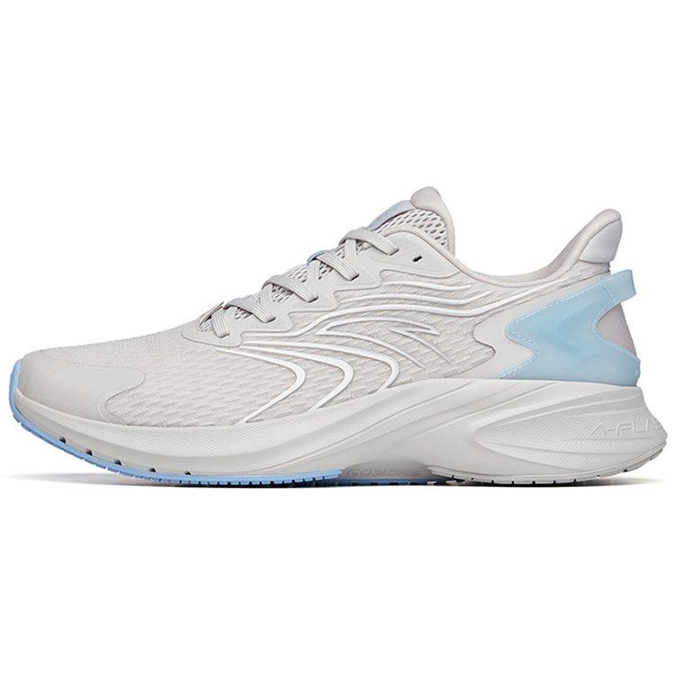 Anta Gazelle 1.0 Cushioning Slip Resistant Abrasion Resistant Breathable Low Top Running Shoes Men's Gray Blue 112225585-10