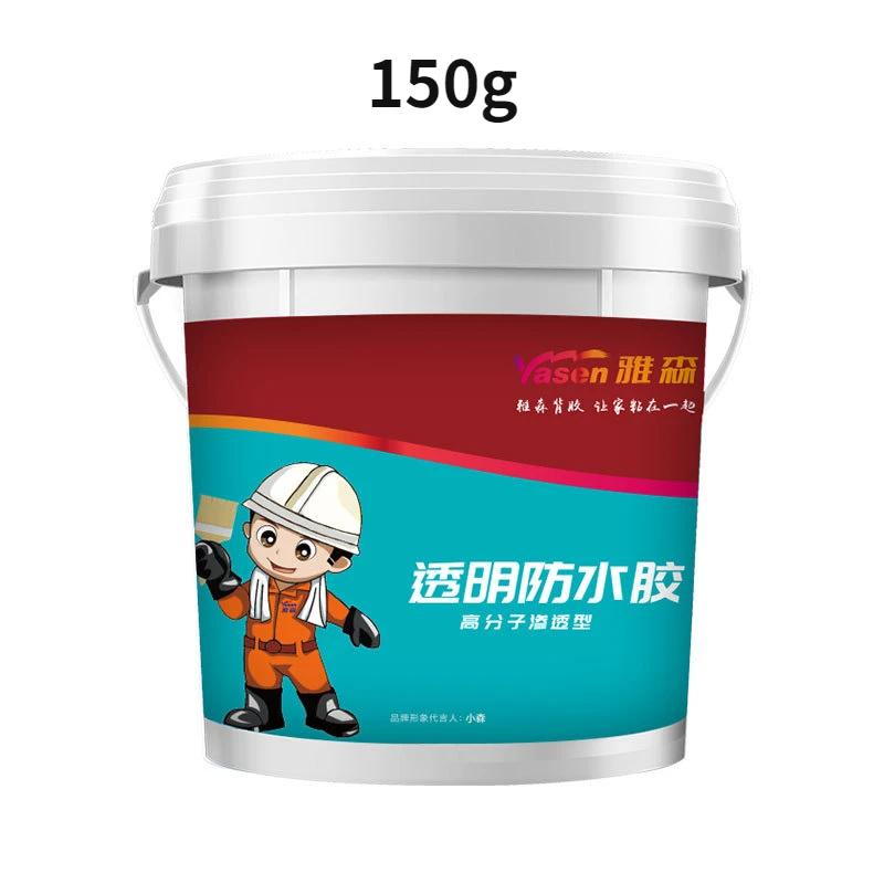

150г-1000г Прозрачный Водонепроницаемый Клей Однокомпонентная Водостойкая Краска Клей Наружная Стена Ванная Комната Напольная Плитка Водонепроницаемый Материал белый