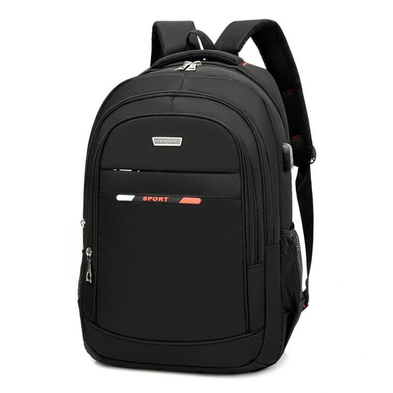 Schoolbag Casual Simple Backpack Fashion Trend Oxford Cloth Large Capacity Student School Bag Breathable Comfortable Computer Backpack