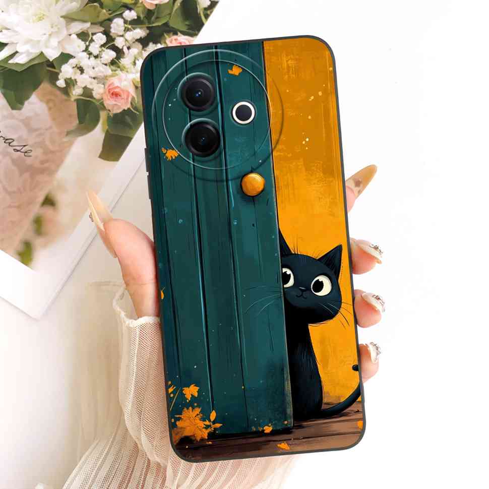 For Vivo Y39 5G V2443 V2436 Case Cat Rabbit Pattern Silicon Soft Cover For Vivo Y39 Y 39 Y300i Y 300i Phone Shell Casing