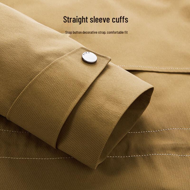 Shanshan Men's Detachable Hood Windproof Jacket