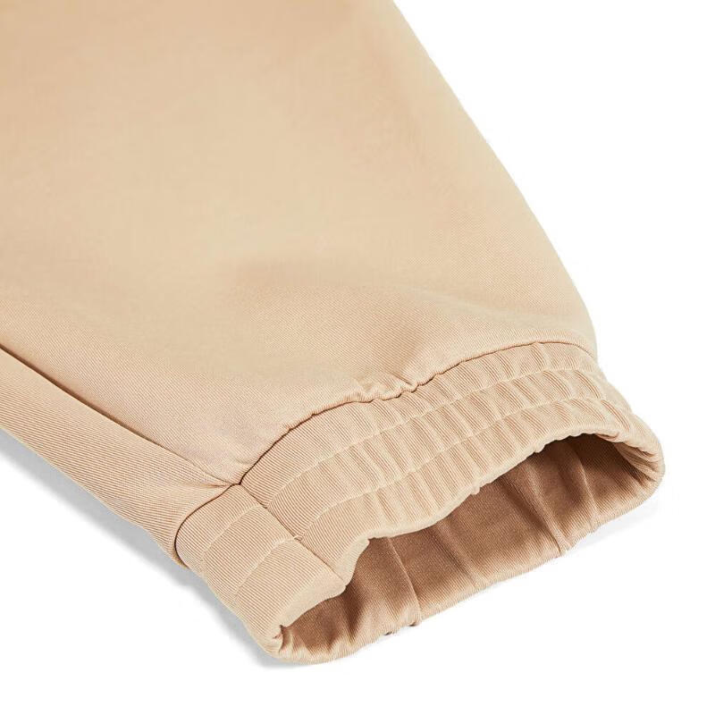 Adidas Solid Mid-Waist Tapered Knit Joggers Women Bottoms Khaki IB2752