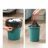 Student Dormitory Thick Drawstring Garbage Bags, Hand-held Thick-colored Plastic Cleaning Bags for Household Use