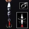 10Pcs 360 Degree Rotation Metal Spinner Hard Bait Spoon Fishing Lures Long Shot Trout Sequins Artificial Baits for Fish 10g 14g 21g 28g