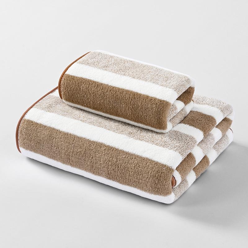 Korallenfleece Schnelltrocknendes Handtuchset für Erwachsene - Saugfähig & Weich für Zuhause oder Strand