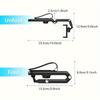 Multi-Functional Car Phone Holder: Sun Visor Navigation Rack for Direct-View GPS Navigation